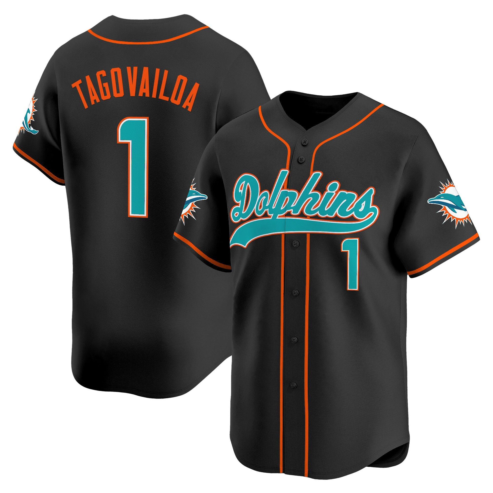 Men's Miami Dolphins 2025 Vapor Baseball Jersey - All Stitched - Image 22