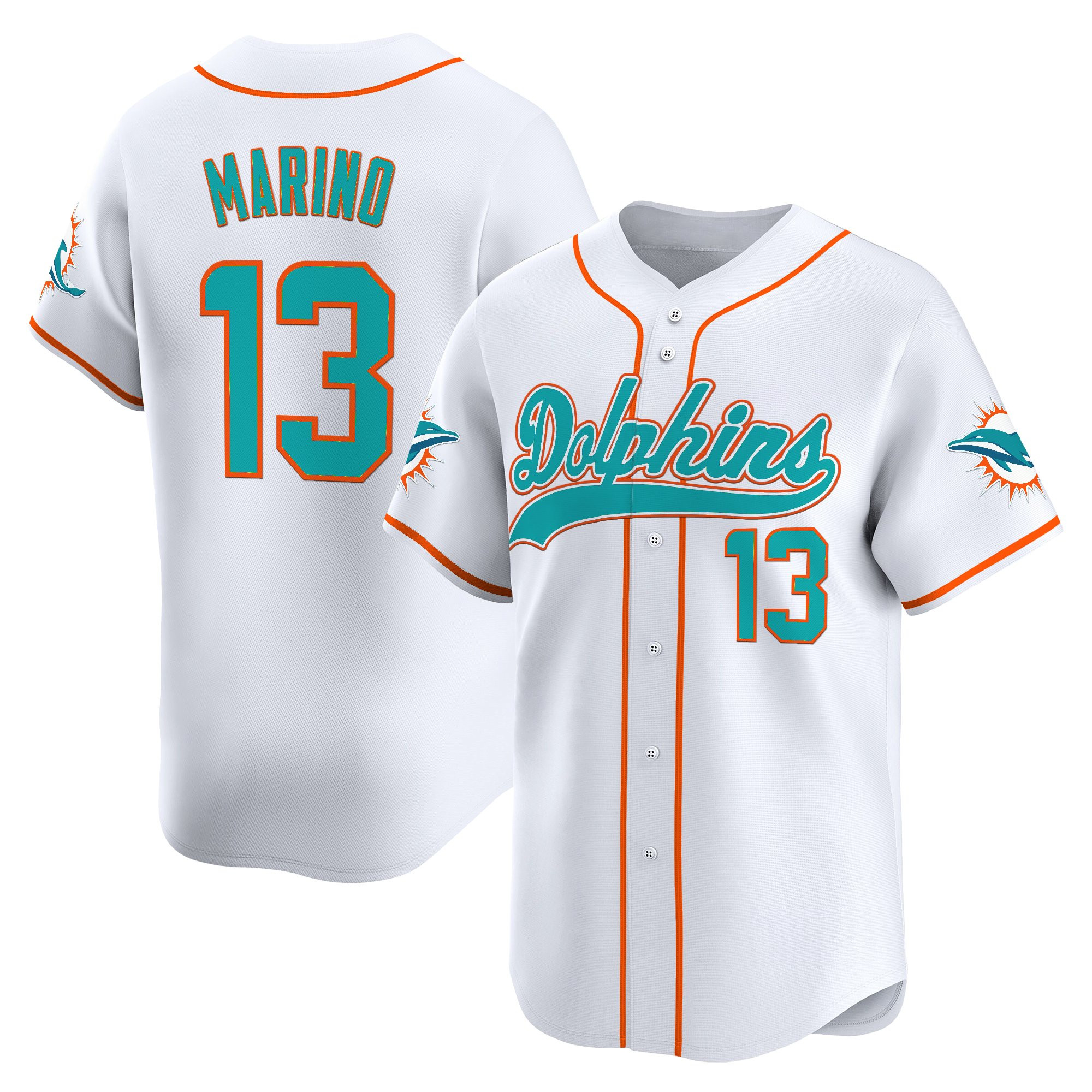 Men's Miami Dolphins 2025 Vapor Baseball Jersey - All Stitched - Image 16