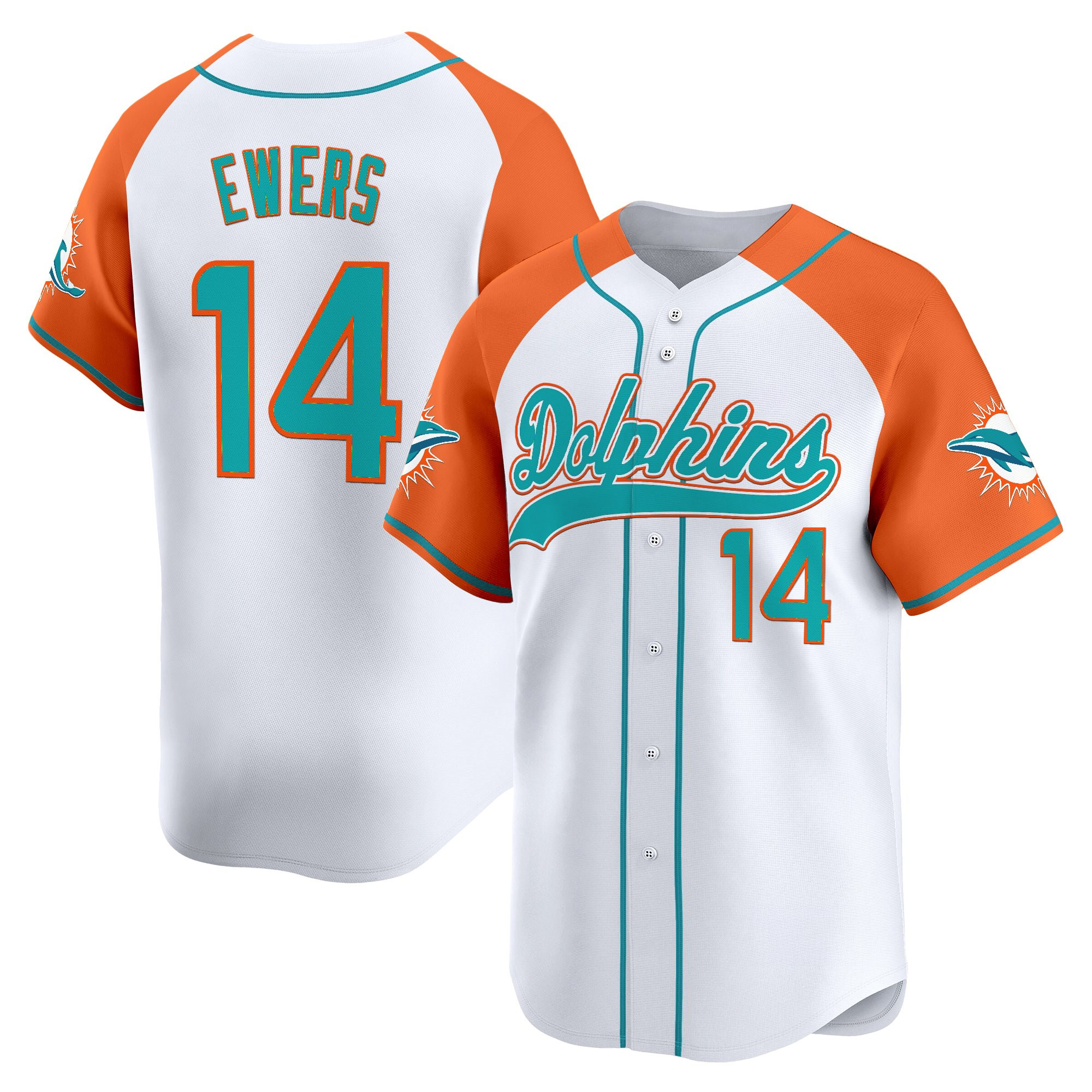 Men's Miami Dolphins 2025 Vapor Baseball Jersey - All Stitched - Image 59