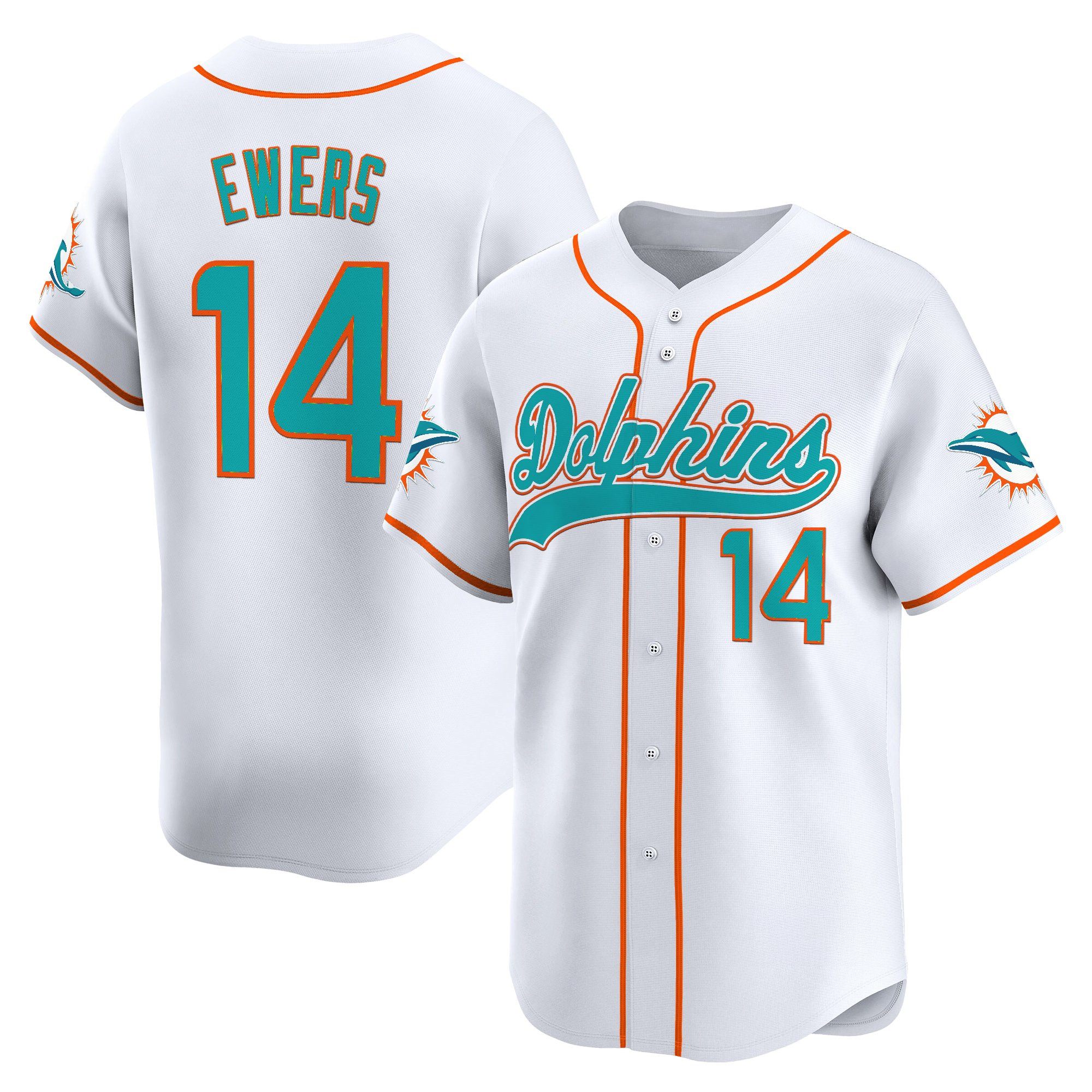 Men's Miami Dolphins 2025 Vapor Baseball Jersey - All Stitched - Image 20