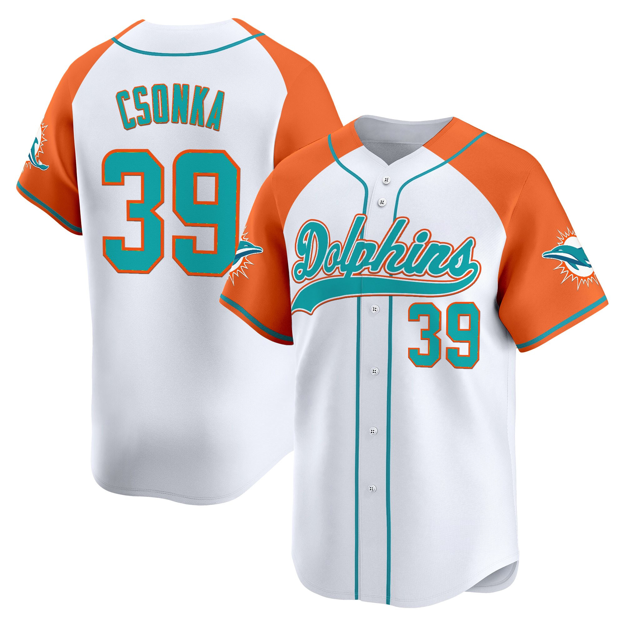 Men's Miami Dolphins 2025 Vapor Baseball Jersey - All Stitched - Image 57