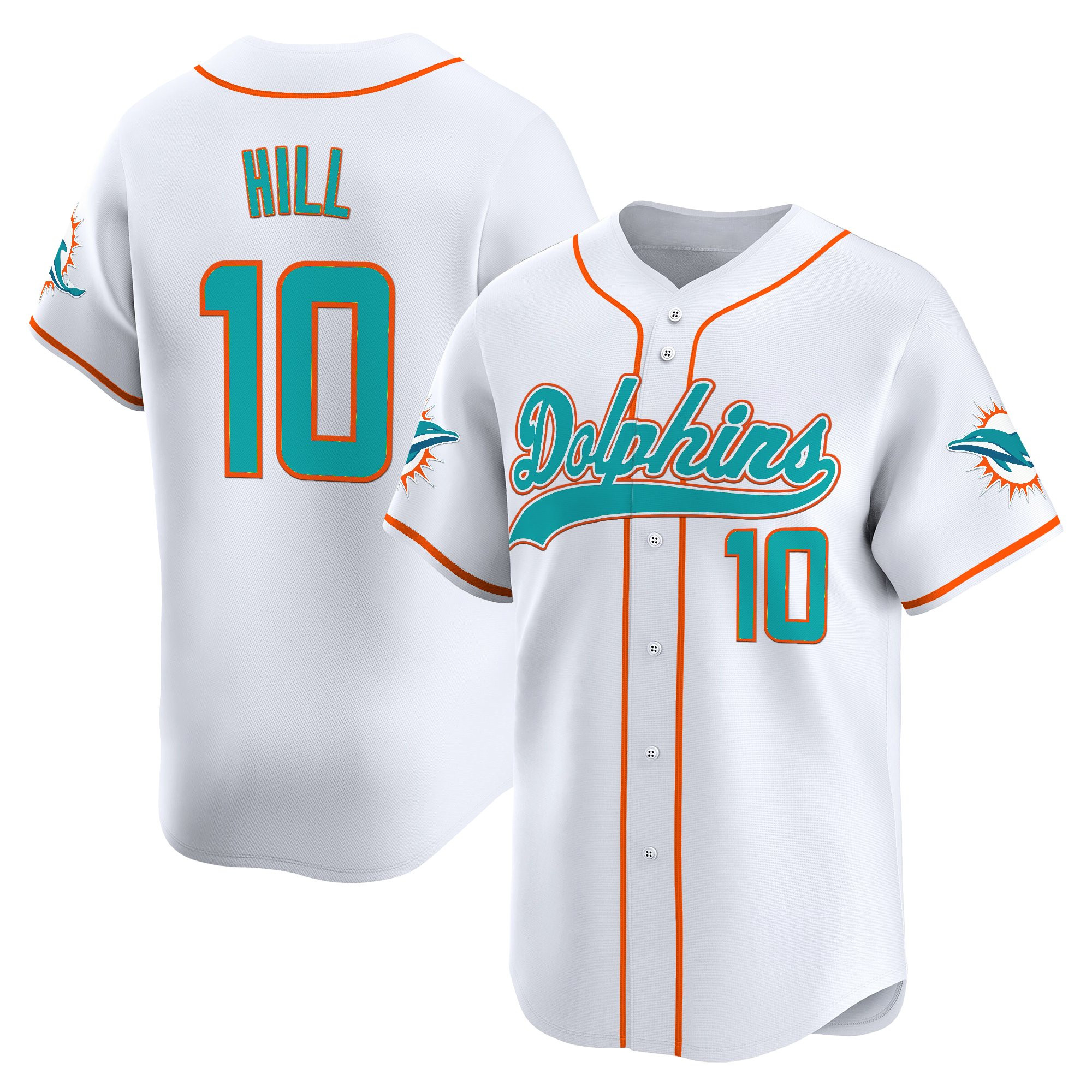 Men's Miami Dolphins 2025 Vapor Baseball Jersey - All Stitched - Image 15