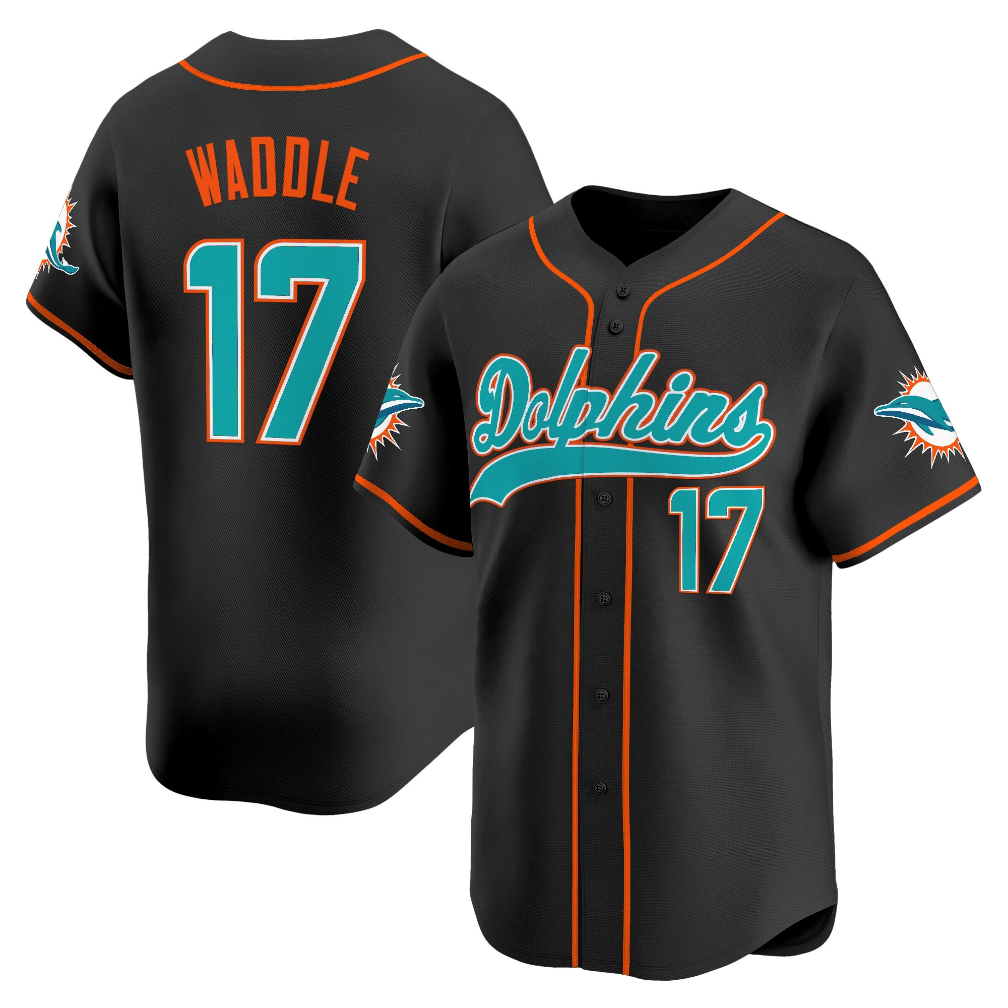 Men's Miami Dolphins 2025 Vapor Baseball Jersey - All Stitched - Image 24