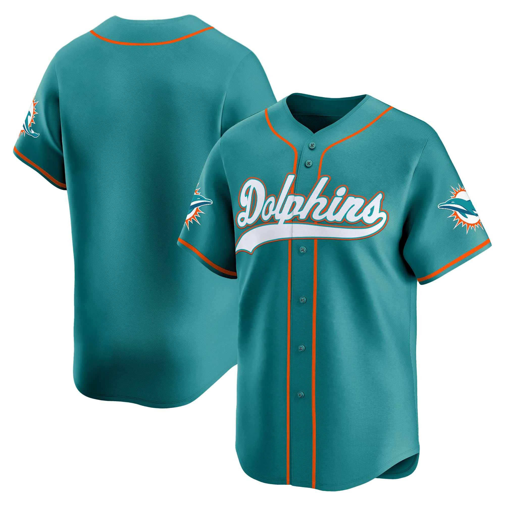 Men's Miami Dolphins 2025 Vapor Baseball Jersey - All Stitched - Image 11