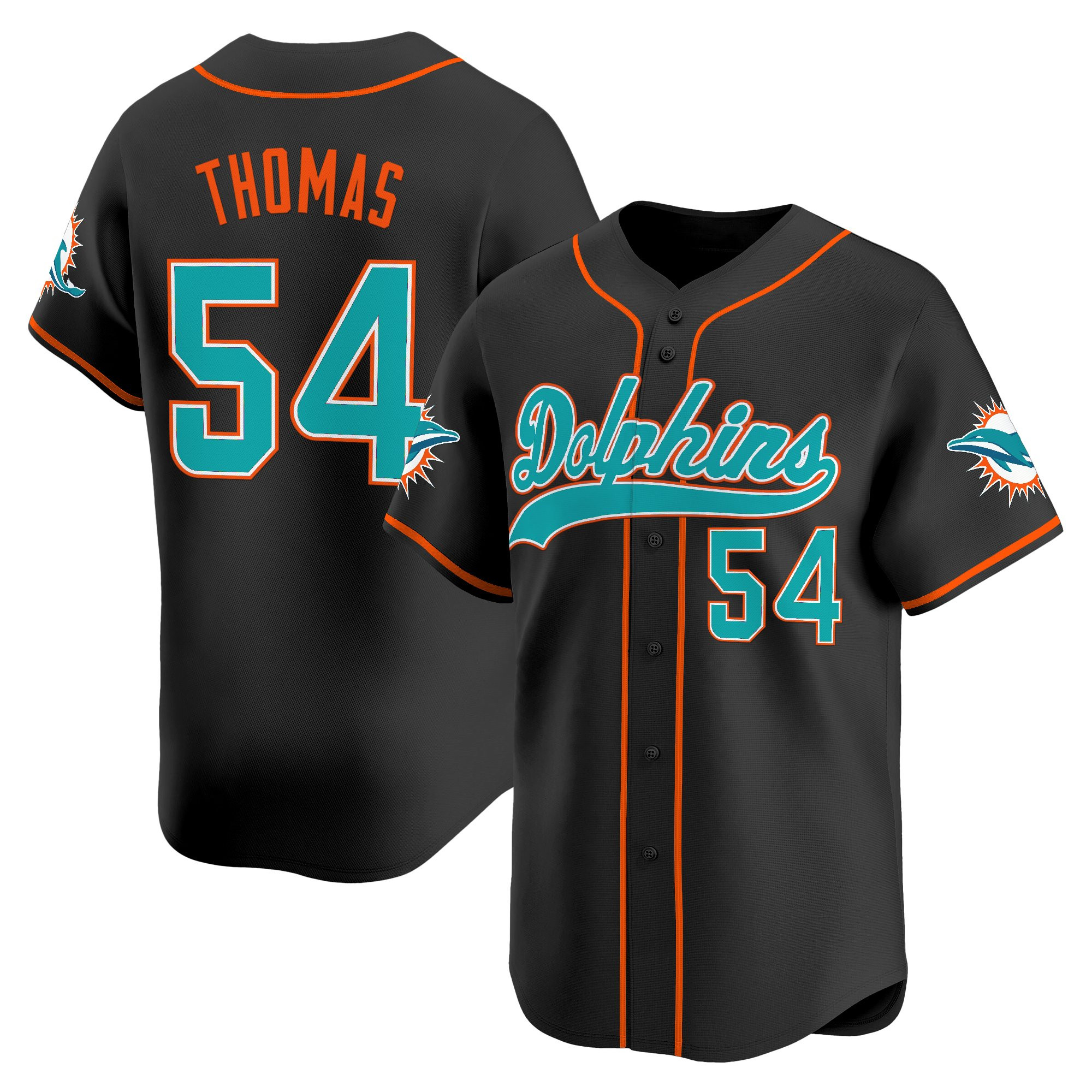 Men's Miami Dolphins 2025 Vapor Baseball Jersey - All Stitched - Image 27