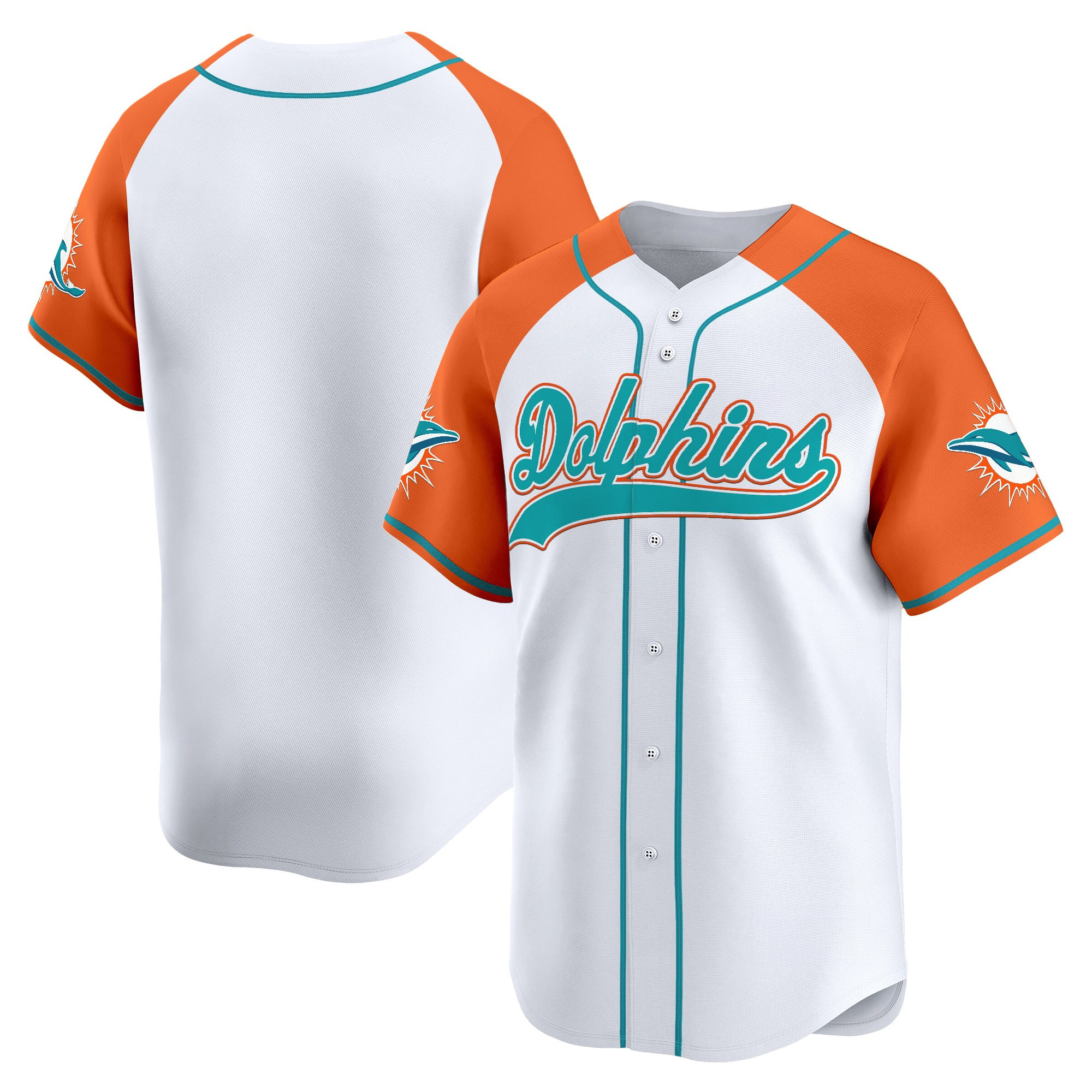 Men's Miami Dolphins 2025 Vapor Baseball Jersey - All Stitched - Image 60