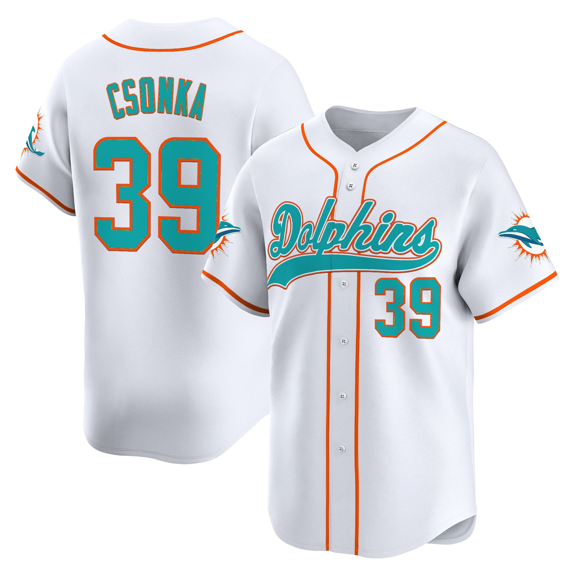 Men's Miami Dolphins 2025 Vapor Baseball Jersey - All Stitched - Image 18