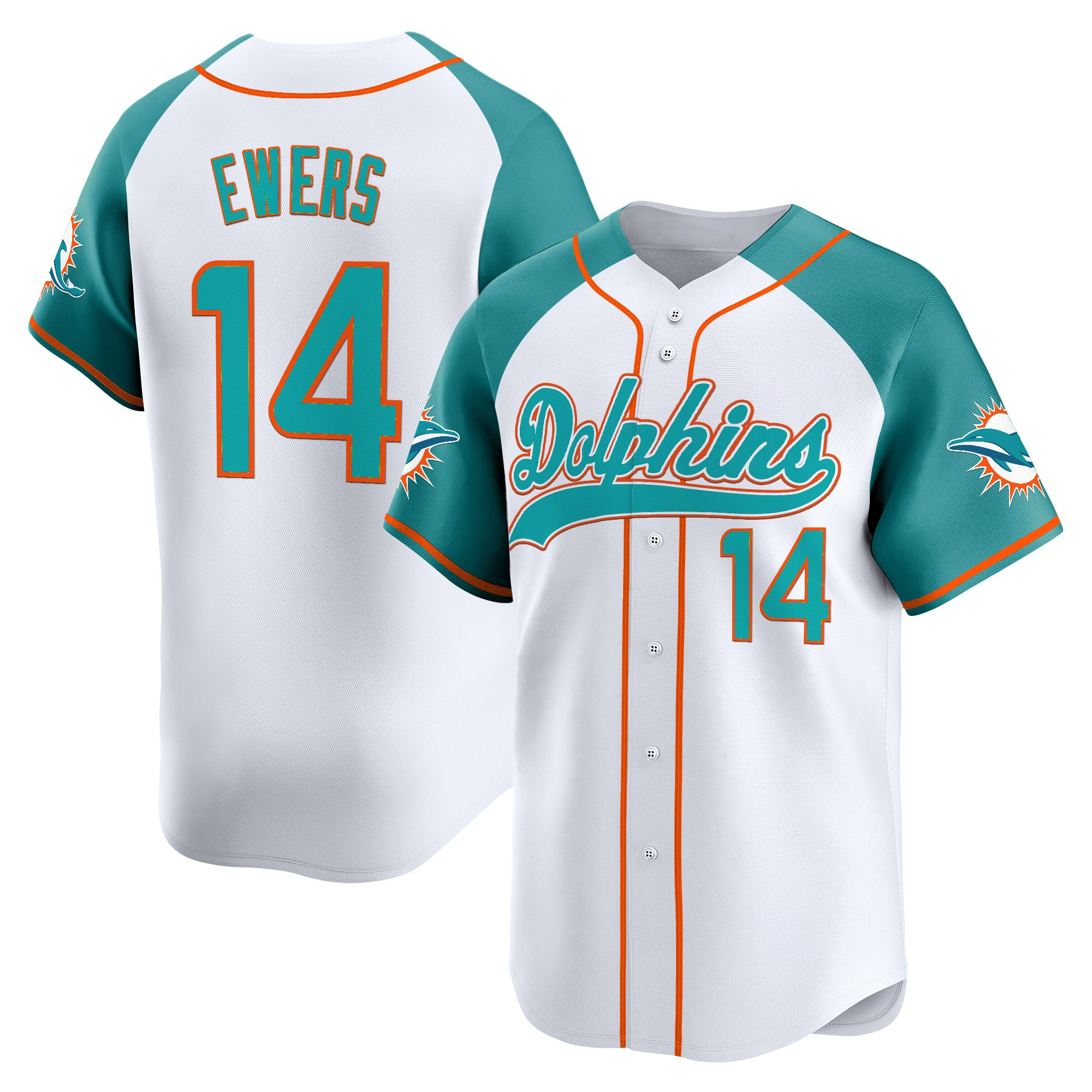 Men's Miami Dolphins 2025 Vapor Baseball Jersey - All Stitched - Image 49