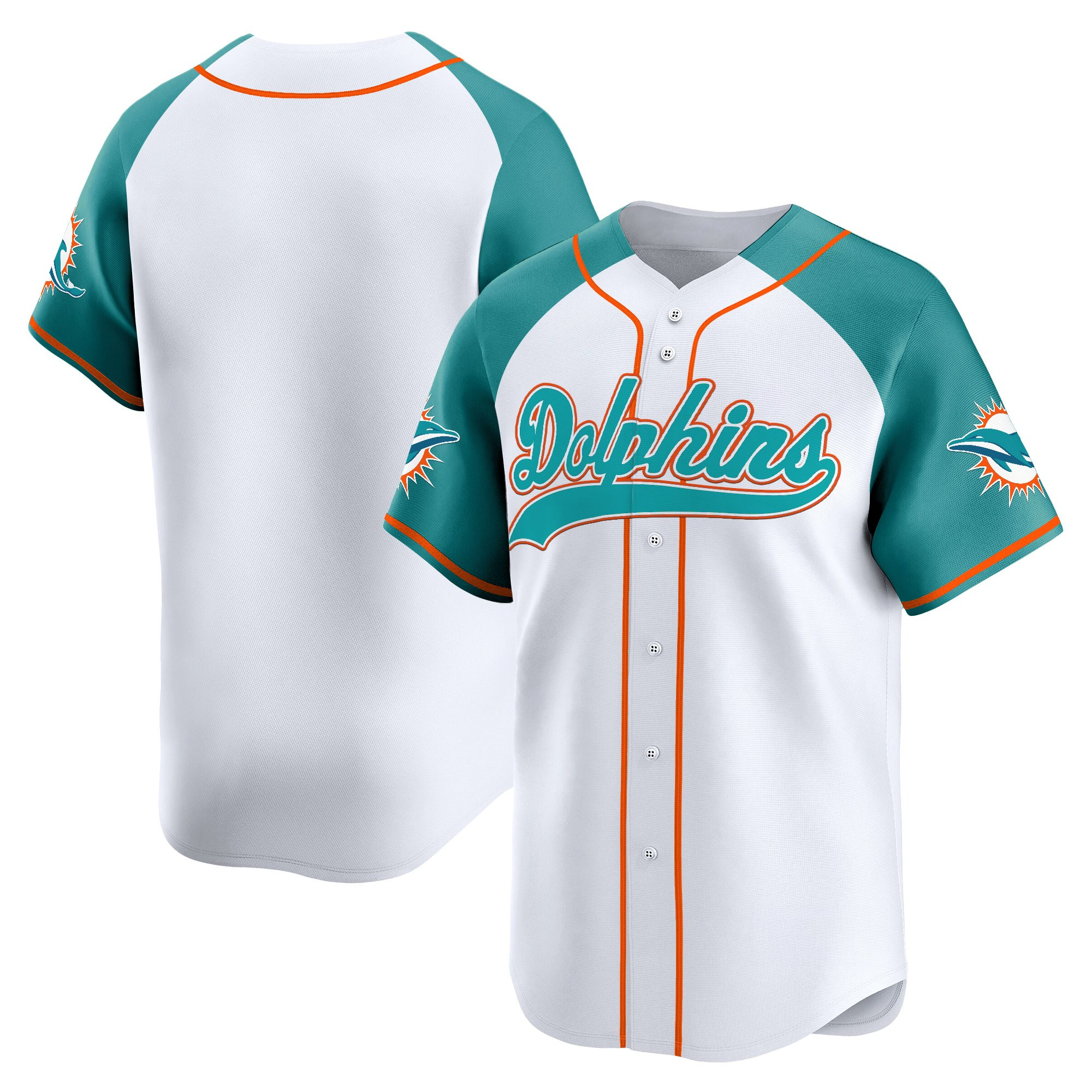 Men's Miami Dolphins 2025 Vapor Baseball Jersey - All Stitched - Image 50