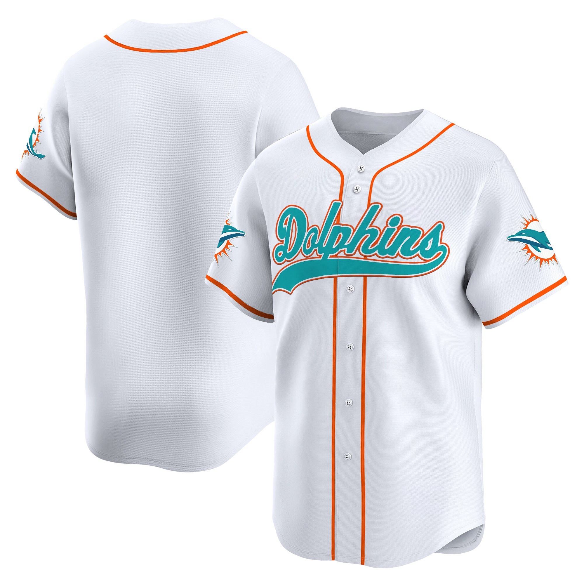 Men's Miami Dolphins 2025 Vapor Baseball Jersey - All Stitched - Image 21