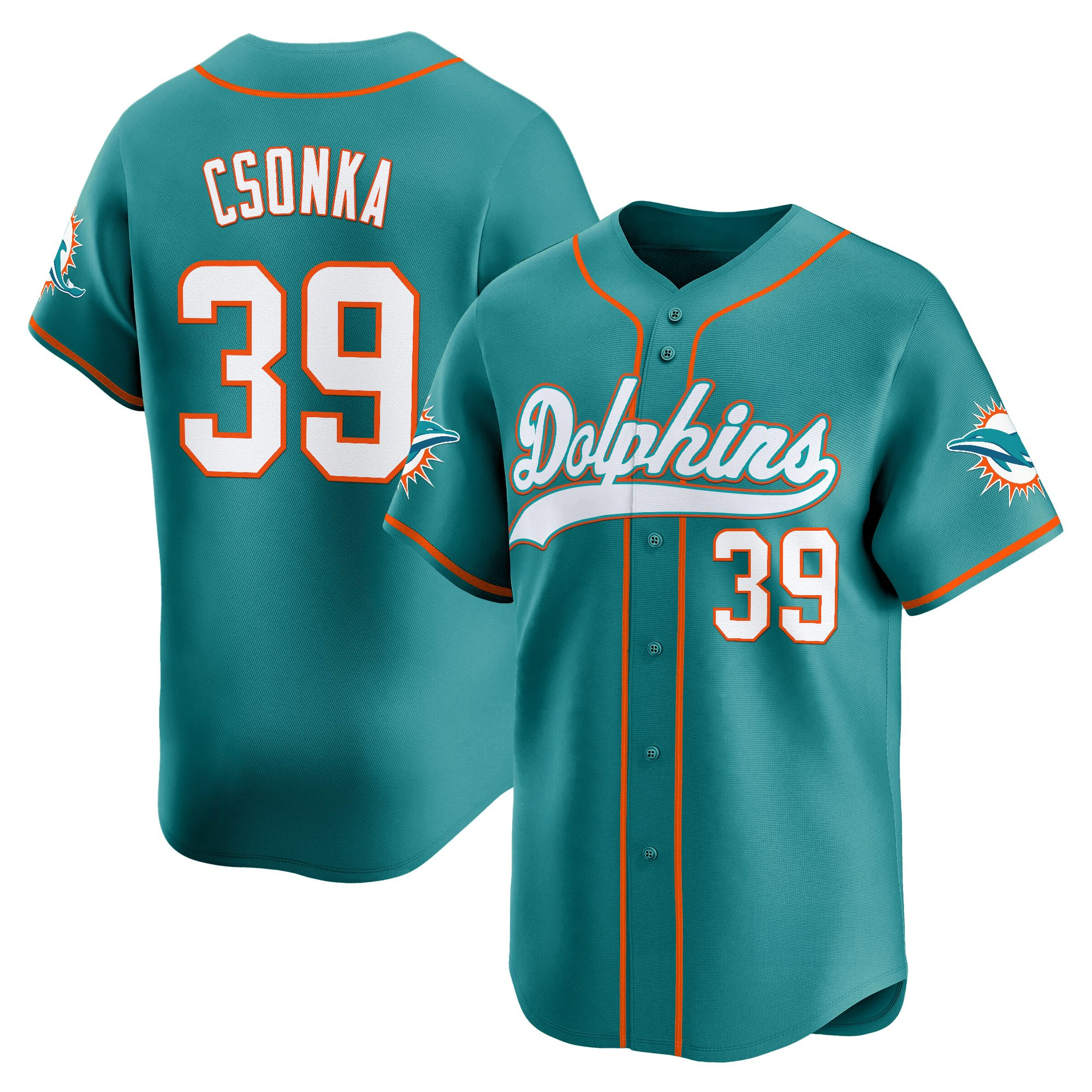 Men's Miami Dolphins 2025 Vapor Baseball Jersey - All Stitched - Image 8