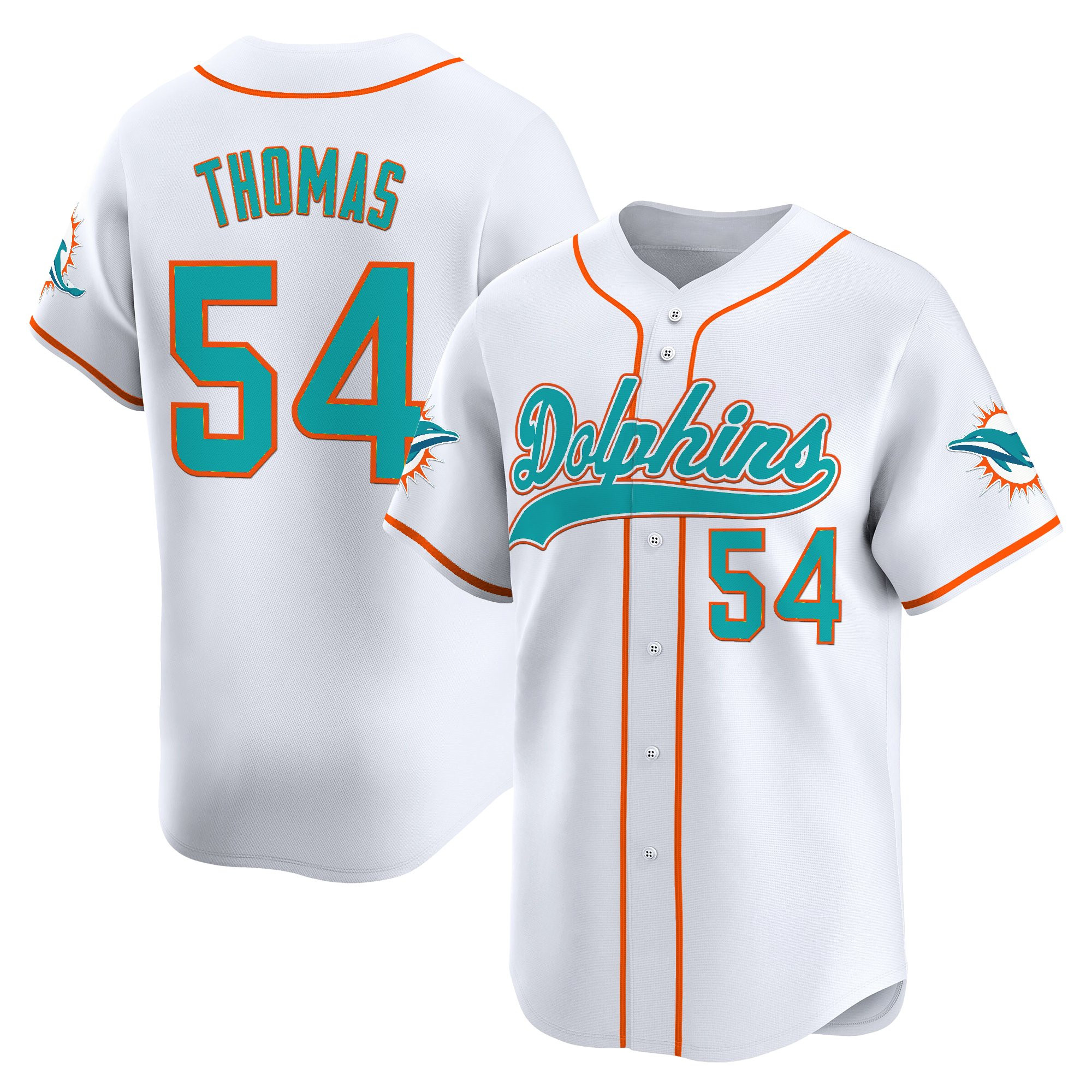 Men's Miami Dolphins 2025 Vapor Baseball Jersey - All Stitched - Image 17