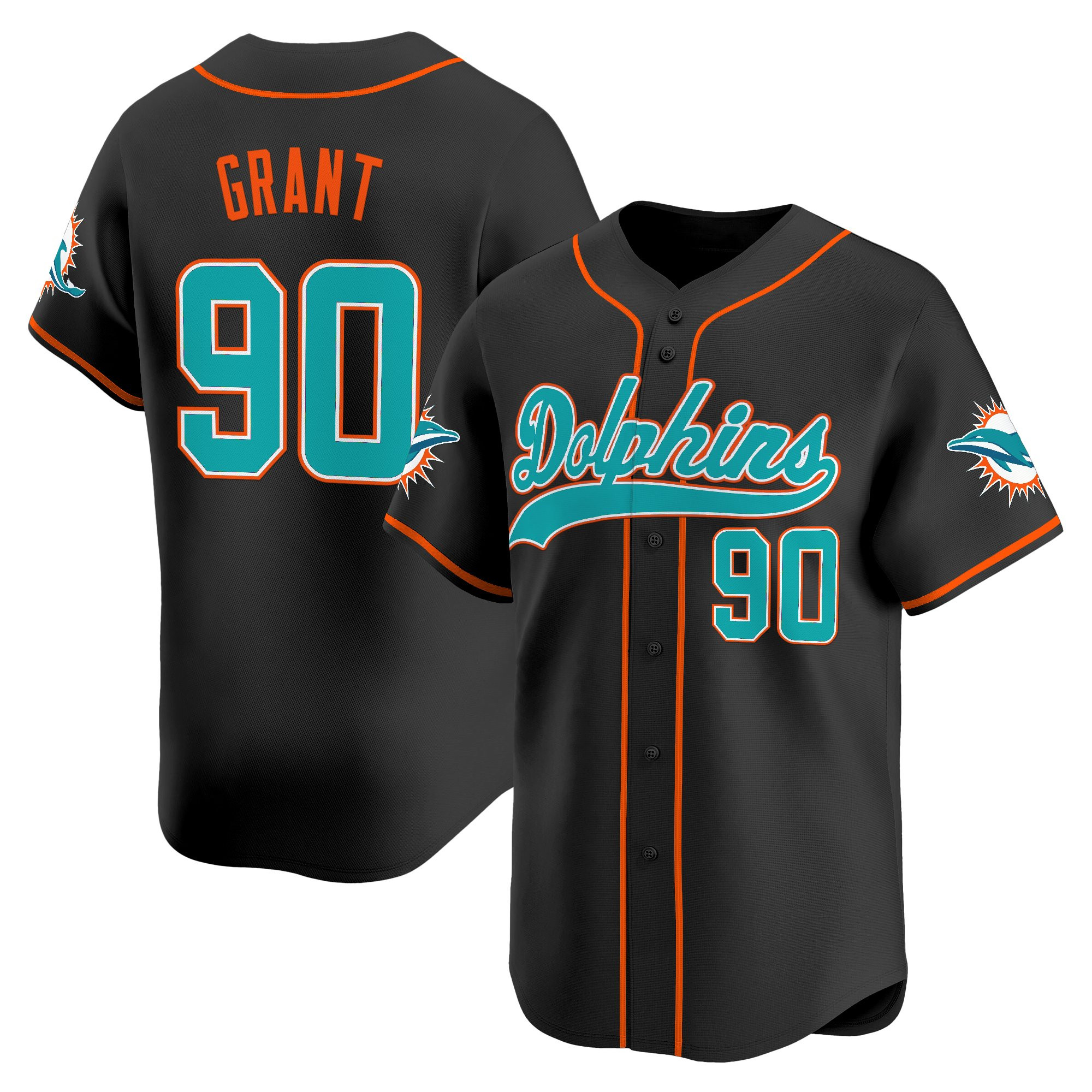 Men's Miami Dolphins 2025 Vapor Baseball Jersey - All Stitched - Image 29