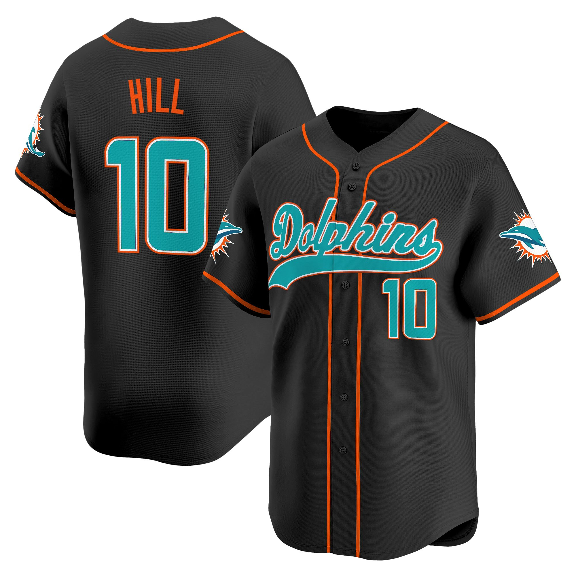 Men's Miami Dolphins 2025 Vapor Baseball Jersey - All Stitched - Image 25