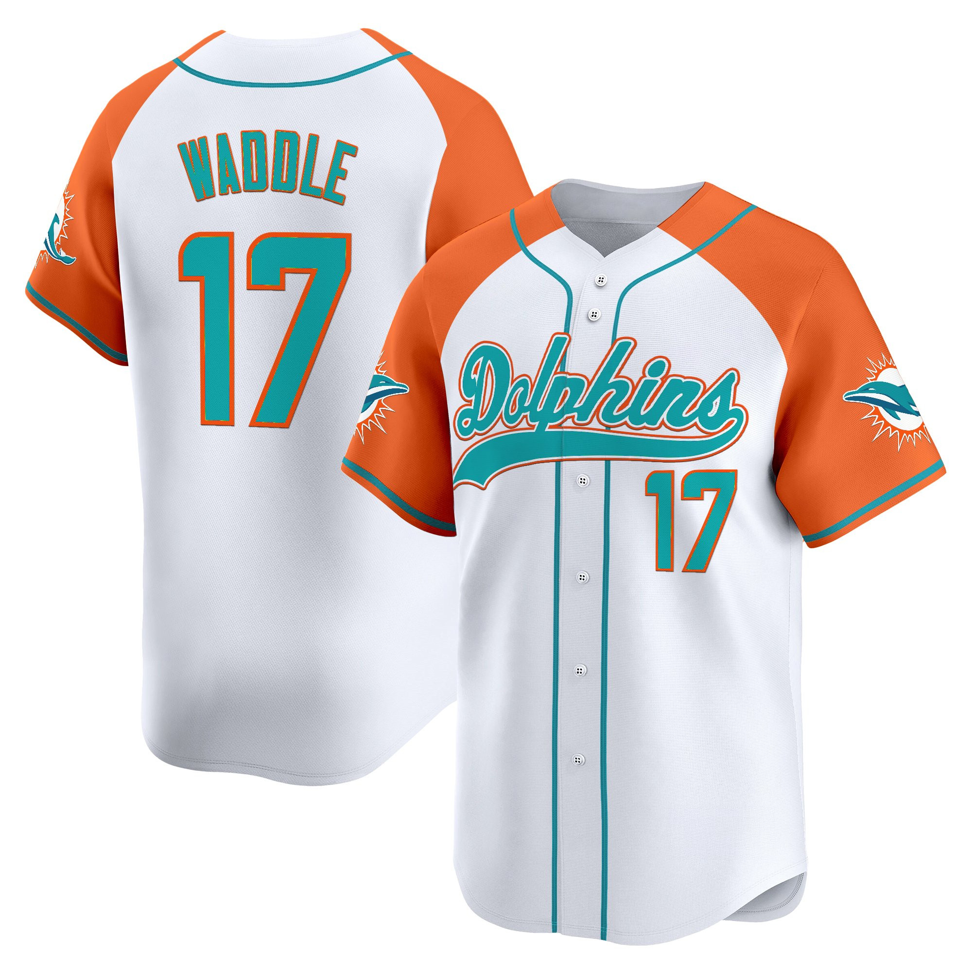 Men's Miami Dolphins 2025 Vapor Baseball Jersey - All Stitched - Image 53