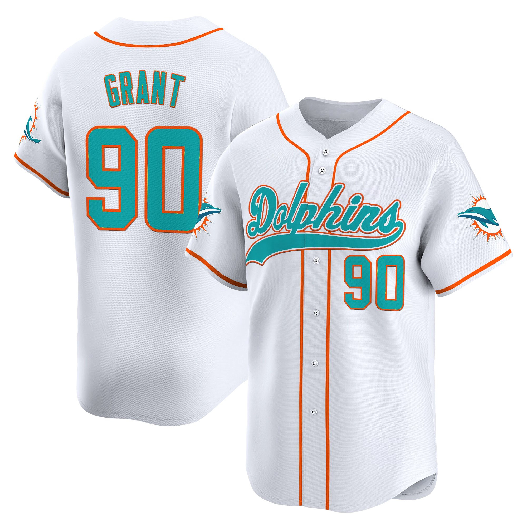 Men's Miami Dolphins 2025 Vapor Baseball Jersey - All Stitched - Image 19