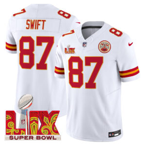 Men's Chiefs Super Bowl LIX Patch Vapor Limited Jersey - All Stitched