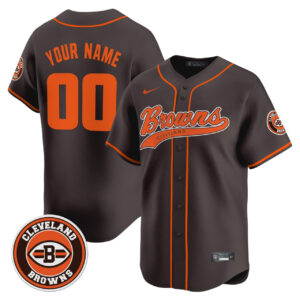 Cleveland Browns 2025 Vapor Premier Limited Custom Jersey - All Stitched