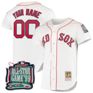 Boston Red Sox Throwback Custom Jersey - Cooperstown Collection - All Stitched