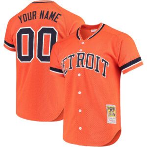 Detroit Tigers Throwback Custom Jersey - Cooperstown Collection - All Stitched
