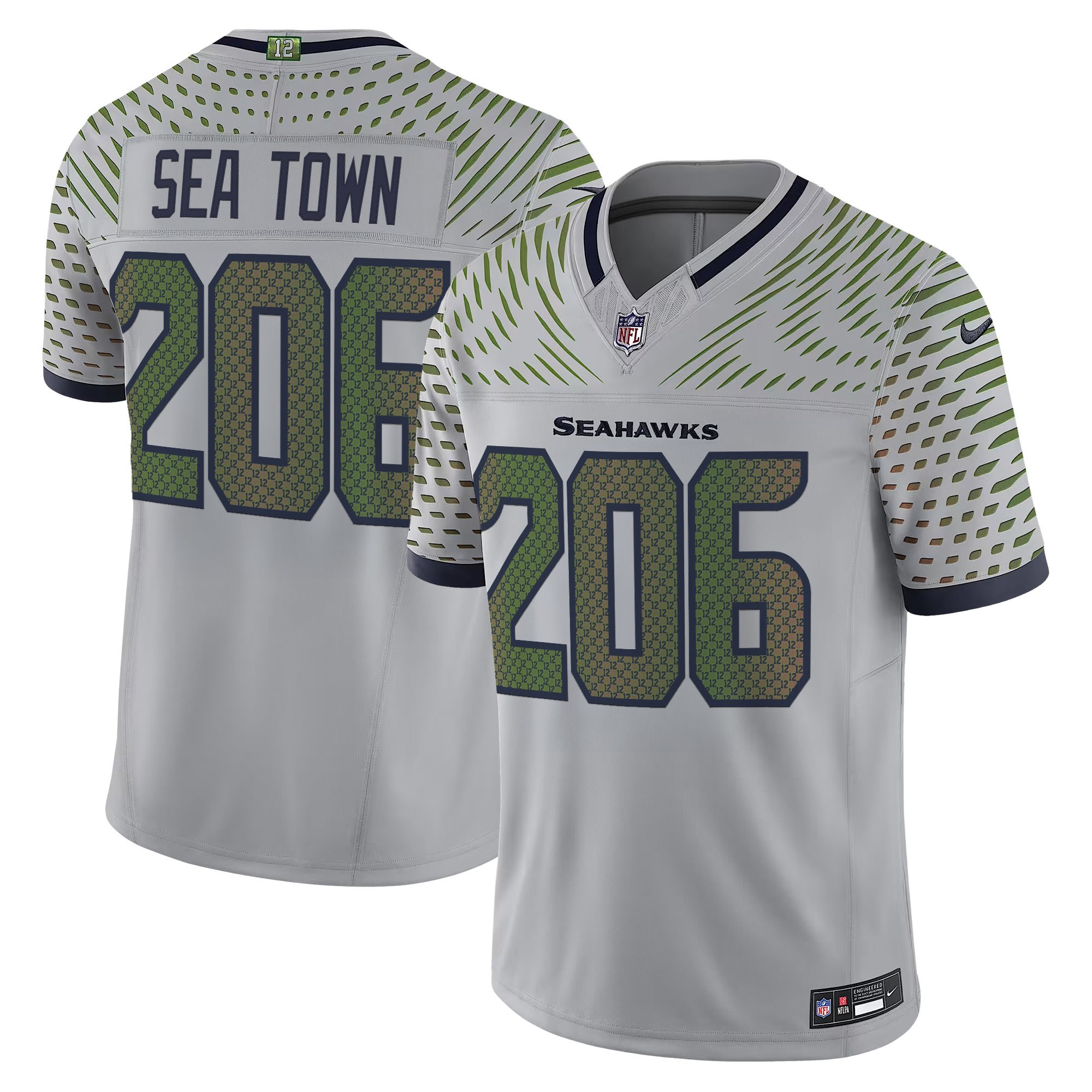 Men's Seattle Seahawks 2025 "Rivalries" Vapor Limited Jersey - All Stitched - Image 2