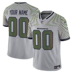 Seattle Seahawks 2025 "Rivalries" Vapor Limited Custom Jersey - All Stitched