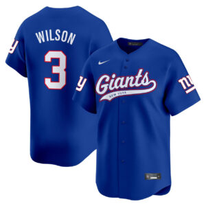 Russell Wilson New York Giants Jersey - All Stitched