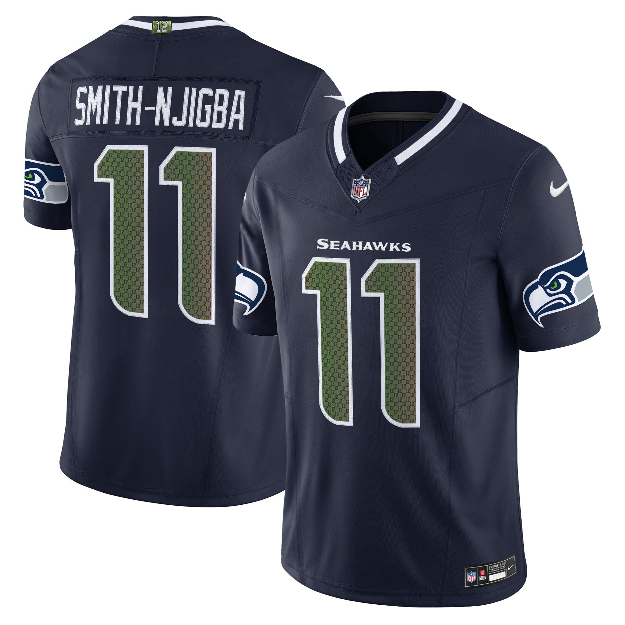 Men's Seattle Seahawks 2025 "Rivalries" Vapor Limited Jersey - All Stitched - Image 12