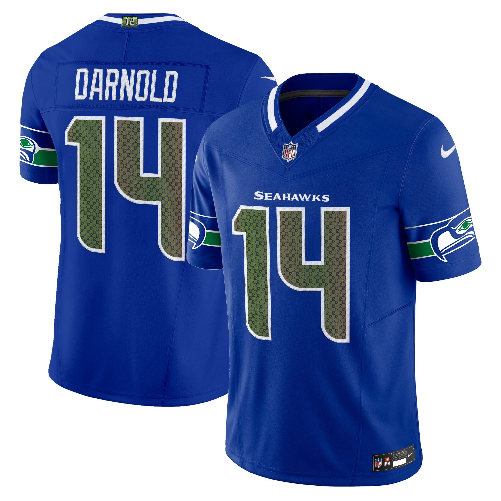 Men's Seattle Seahawks 2025 "Rivalries" Vapor Limited Jersey - All Stitched - Image 25