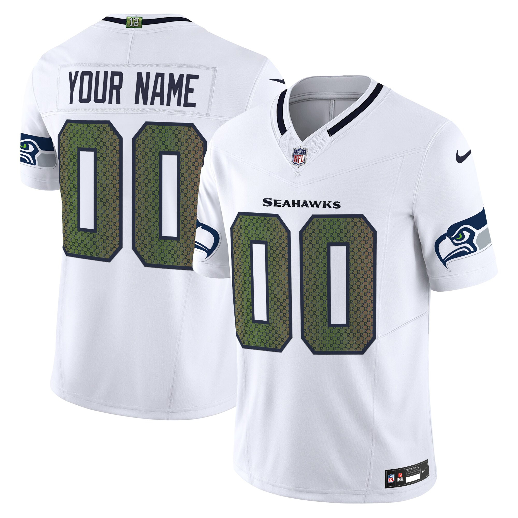Seattle Seahawks 2025 "Rivalries" Vapor Limited Custom Jersey - All Stitched - Image 3