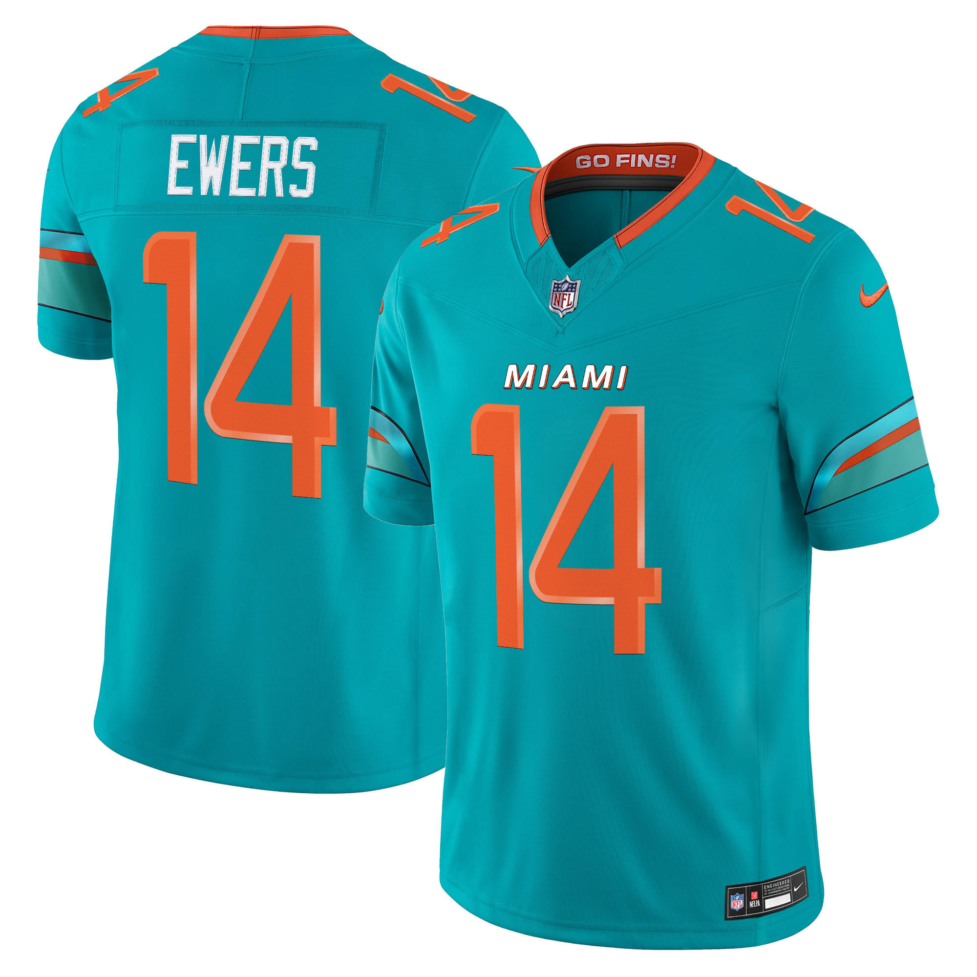 Men's Miami Dolphins 2025 "Rivalries" Vapor Limited Jersey - All Stitched - Image 20