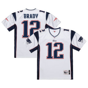 Men's New England Patriots Throwback Player Jersey - All Stitched
