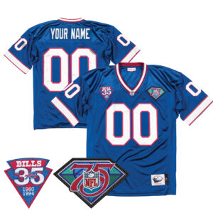 Buffalo Bills Throwback Custom Jersey - All Stitched