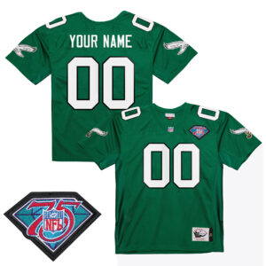 Philadelphia Eagles Throwback Custom Jersey - All Stitched