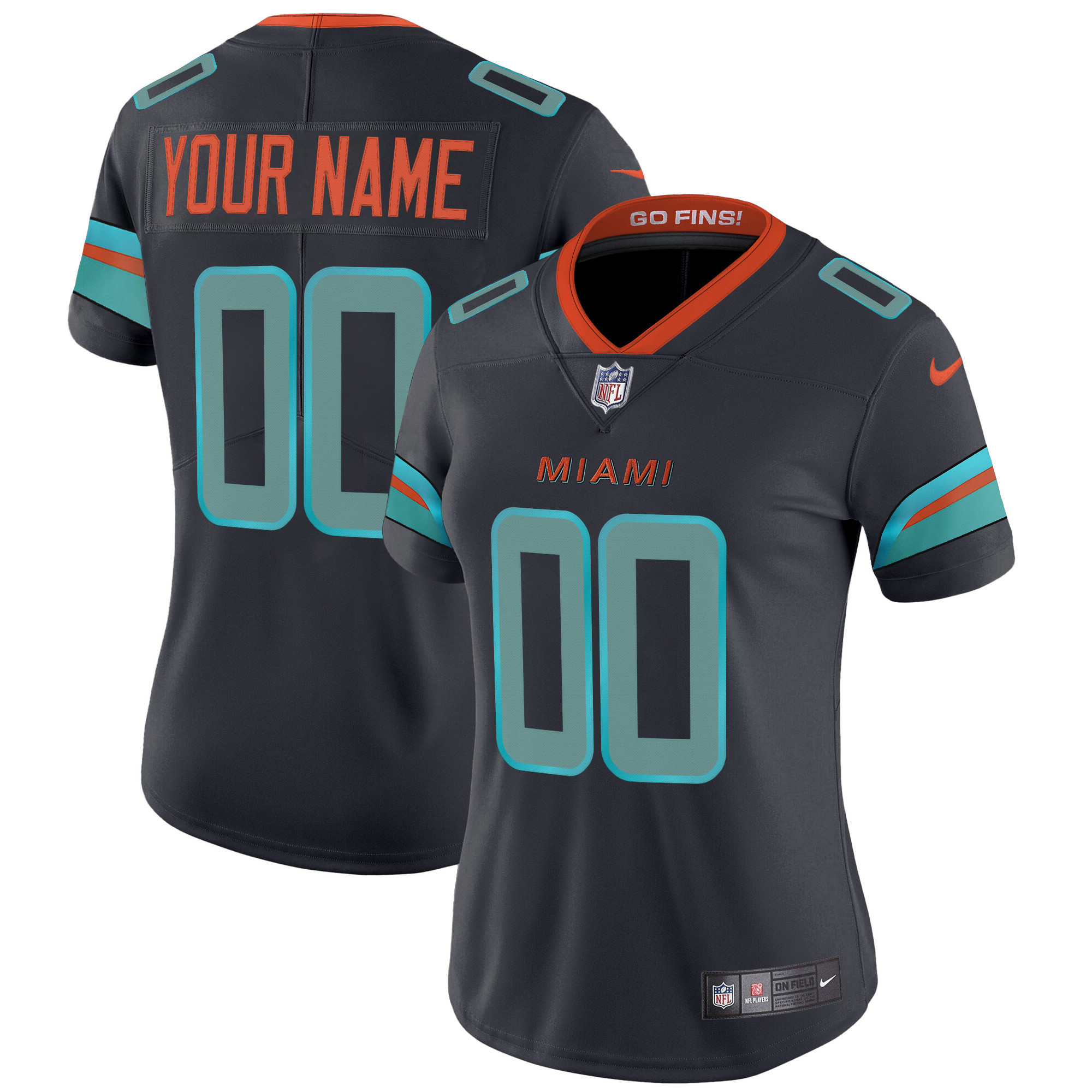 Miami Dolphins 2025 "Rivalries" Vapor Limited Custom Jersey - All Stitched - Image 5