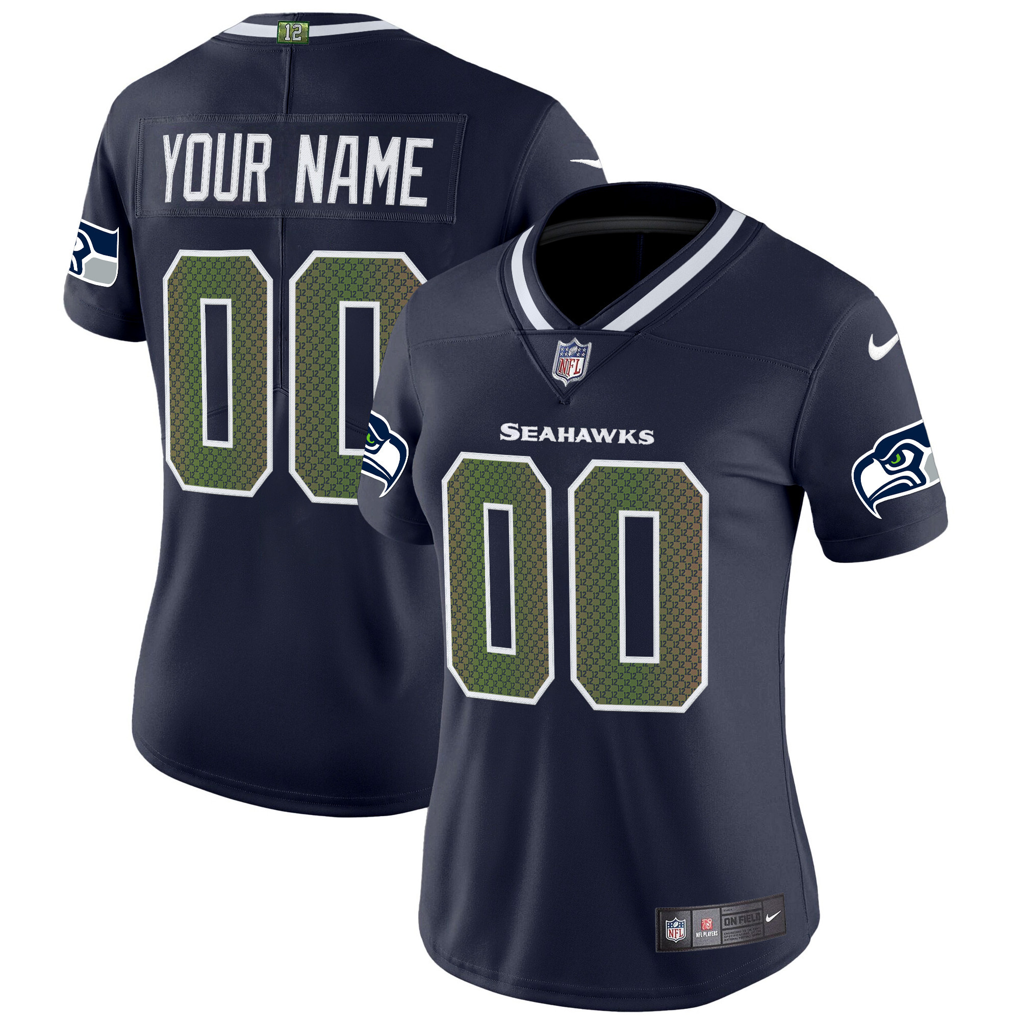 Seattle Seahawks 2025 "Rivalries" Vapor Limited Custom Jersey - All Stitched - Image 6