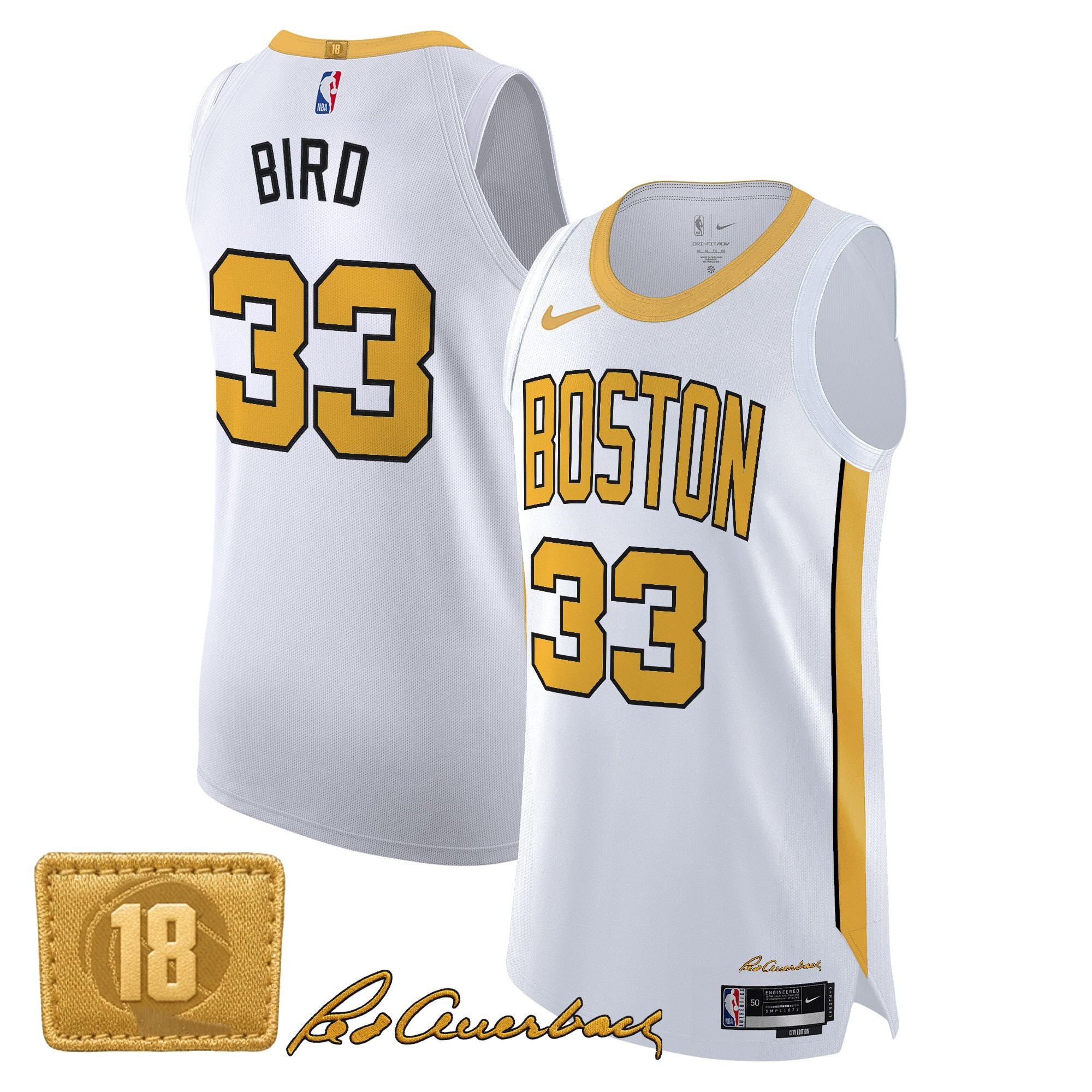 Boston Celtics 2025/26 City Edition Swingman Jersey - All Stitched - Image 6