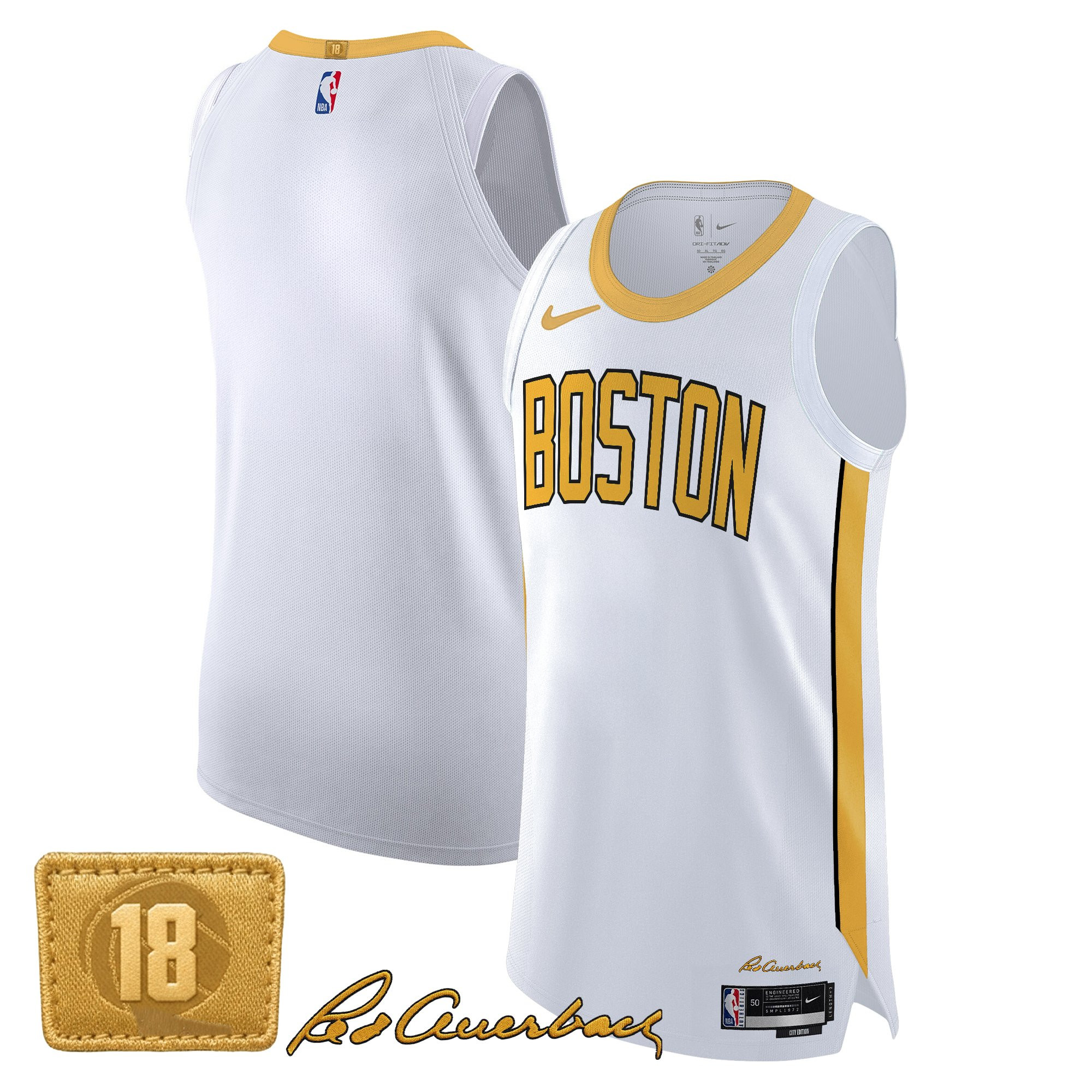 Boston Celtics 2025/26 City Edition Swingman Jersey - All Stitched - Image 8