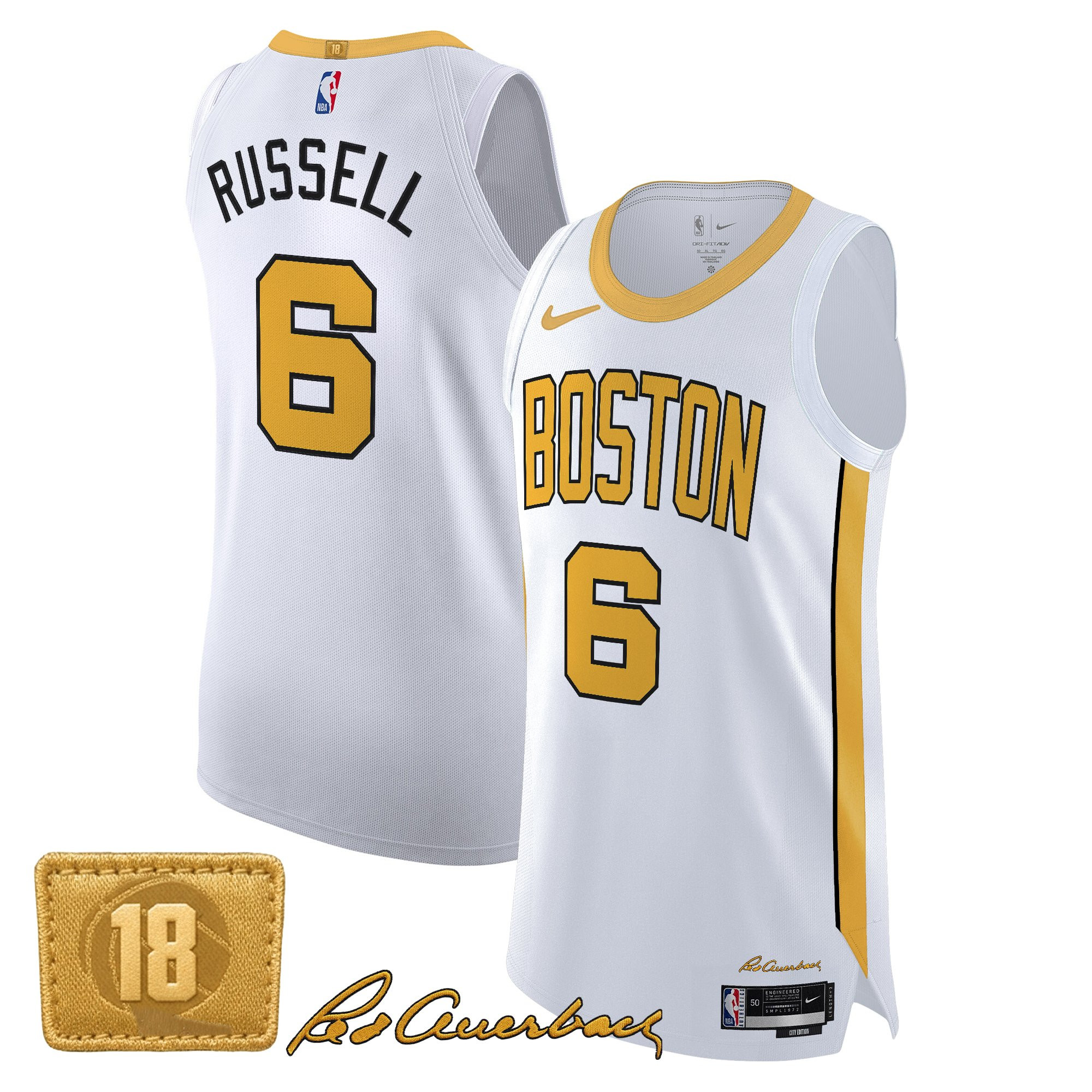 Boston Celtics 2025/26 City Edition Swingman Jersey - All Stitched - Image 5