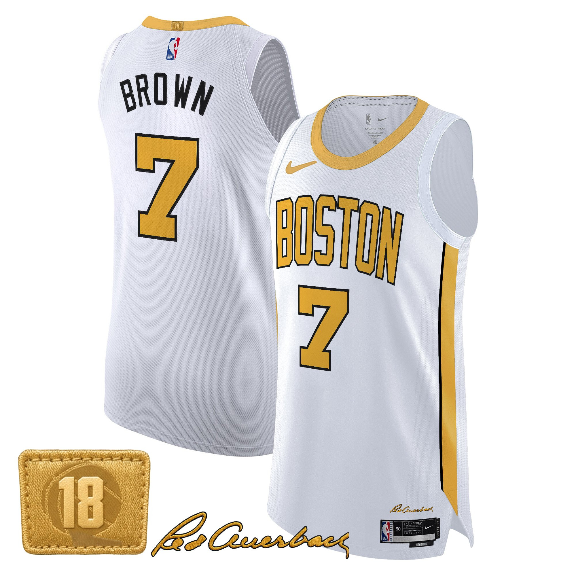 Boston Celtics 2025/26 City Edition Swingman Jersey - All Stitched - Image 4