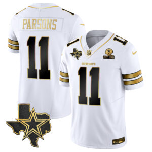 Men's Cowboys Vapor Gold Jersey V2 - All Stitched
