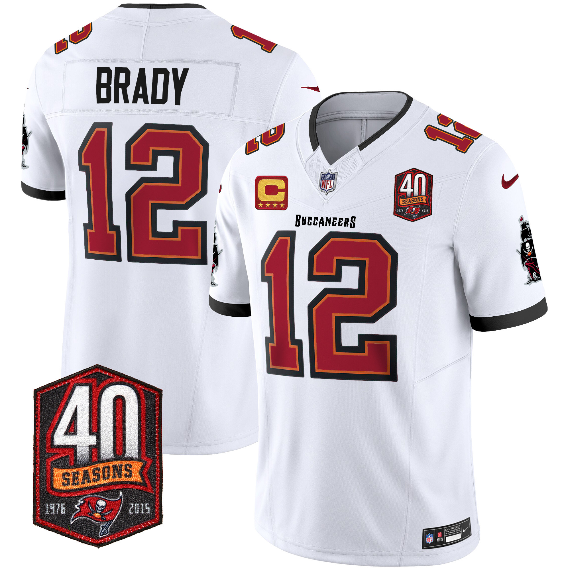 Men's Buccaneers 40th Season Patch Vapor Limited Jersey - All Stitched - Image 22