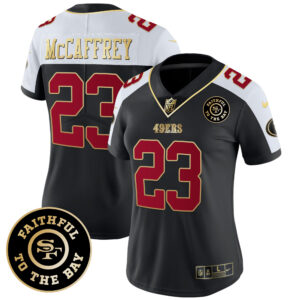 Women's 49ers Faithful To The Bay 2024 Patch Vapor Limited Jersey - All Stitched