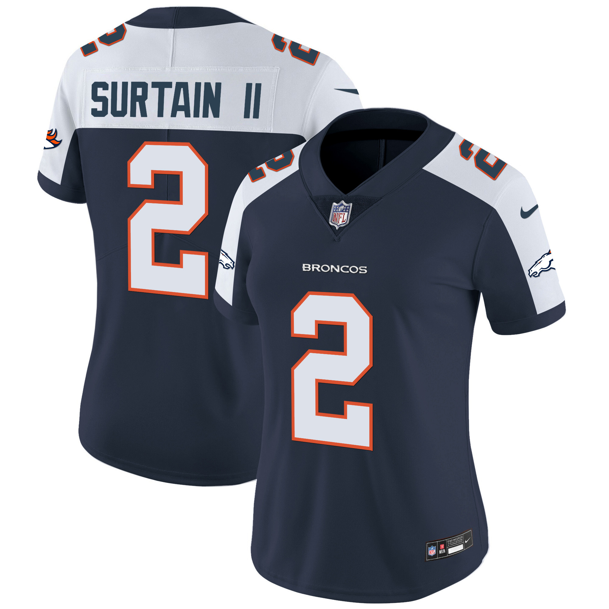 Women's Denver Broncos Vapor Limited Jersey - All Stitched - Image 30