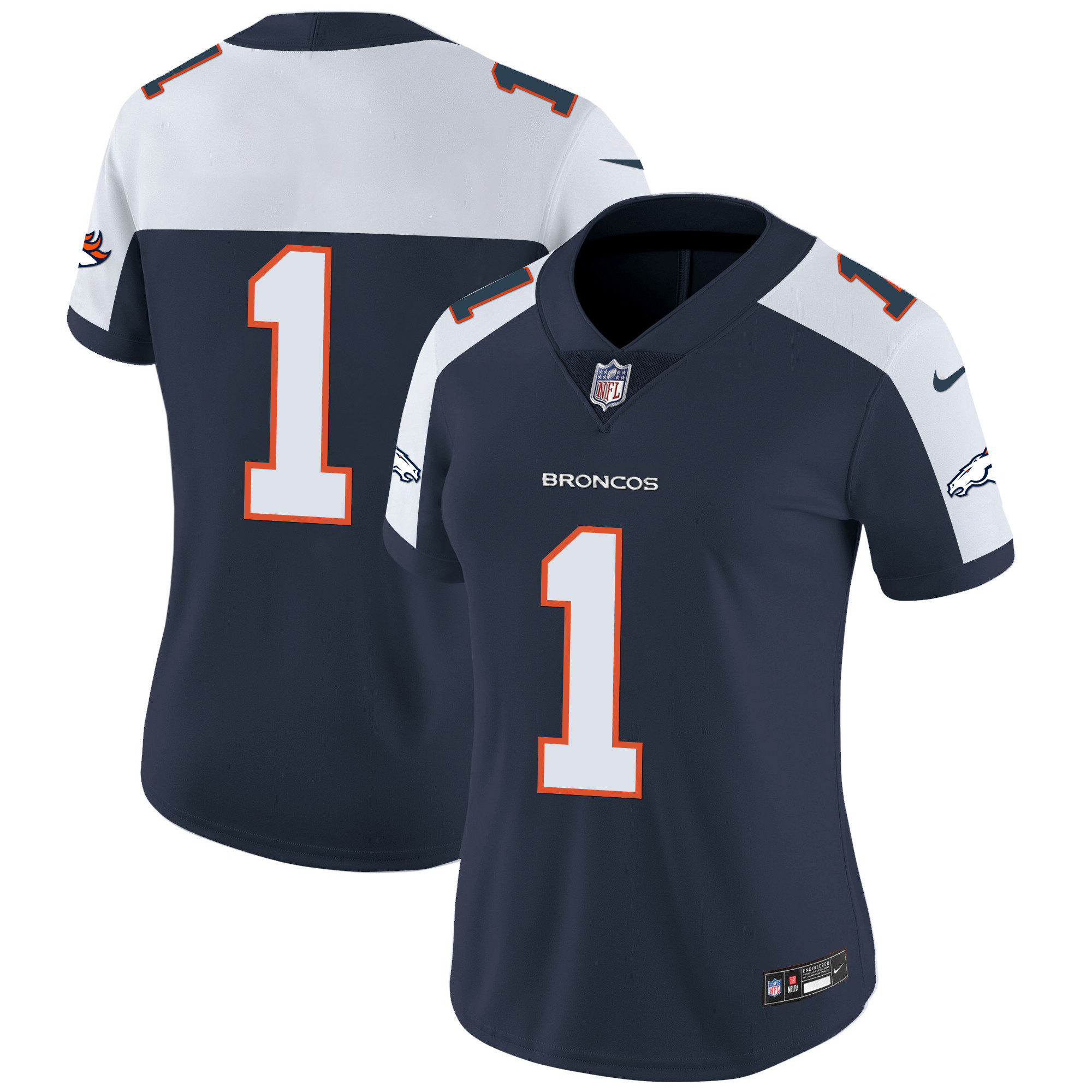 Women's Denver Broncos Vapor Limited Jersey - All Stitched - Image 35