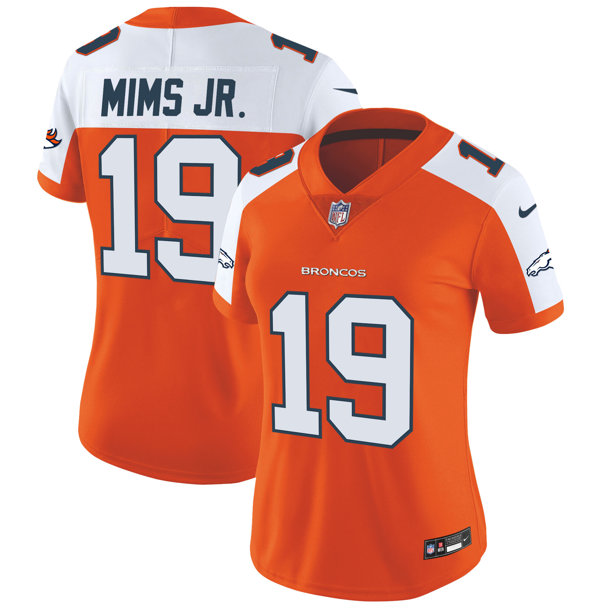 Women's Denver Broncos Vapor Limited Jersey - All Stitched - Image 25