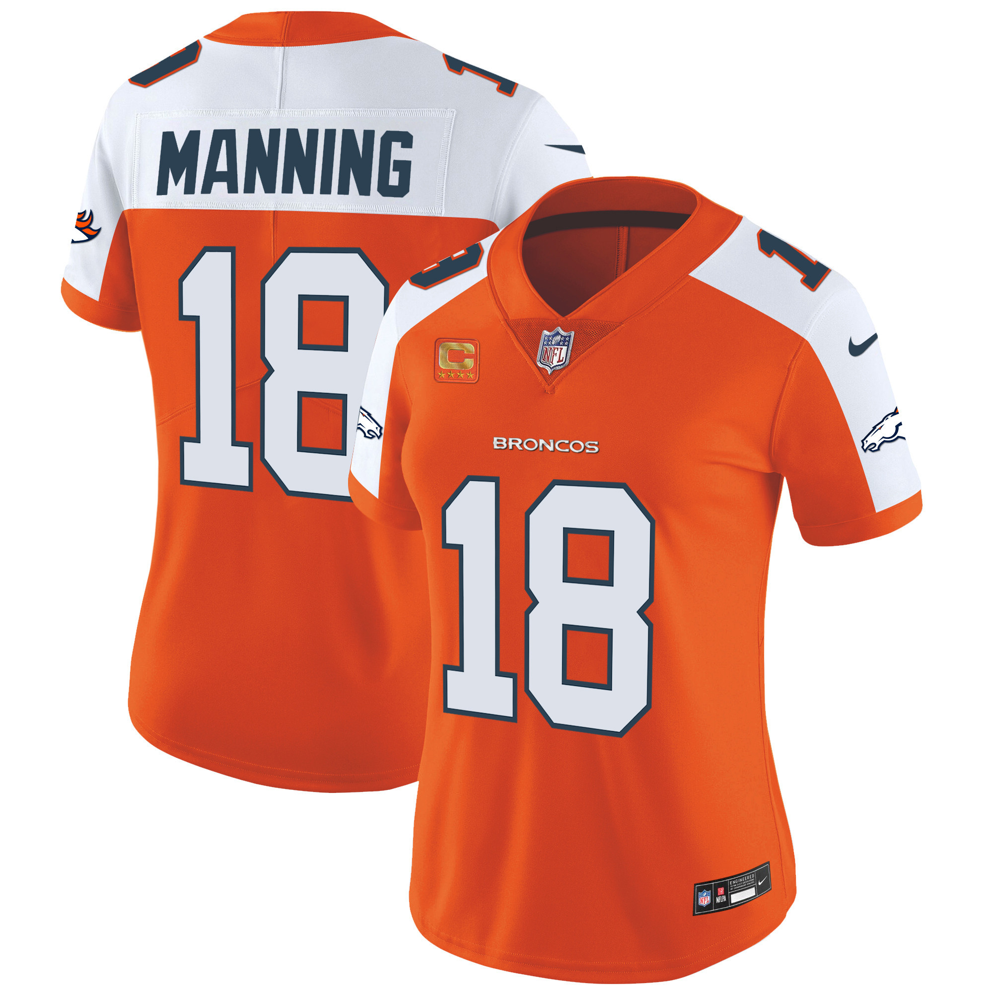 Women's Denver Broncos Vapor Limited Jersey - All Stitched - Image 26