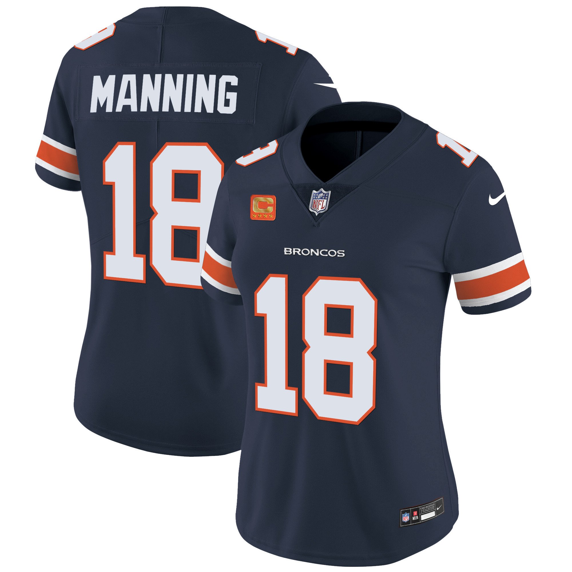 Women's Denver Broncos Vapor Limited Jersey - All Stitched - Image 12