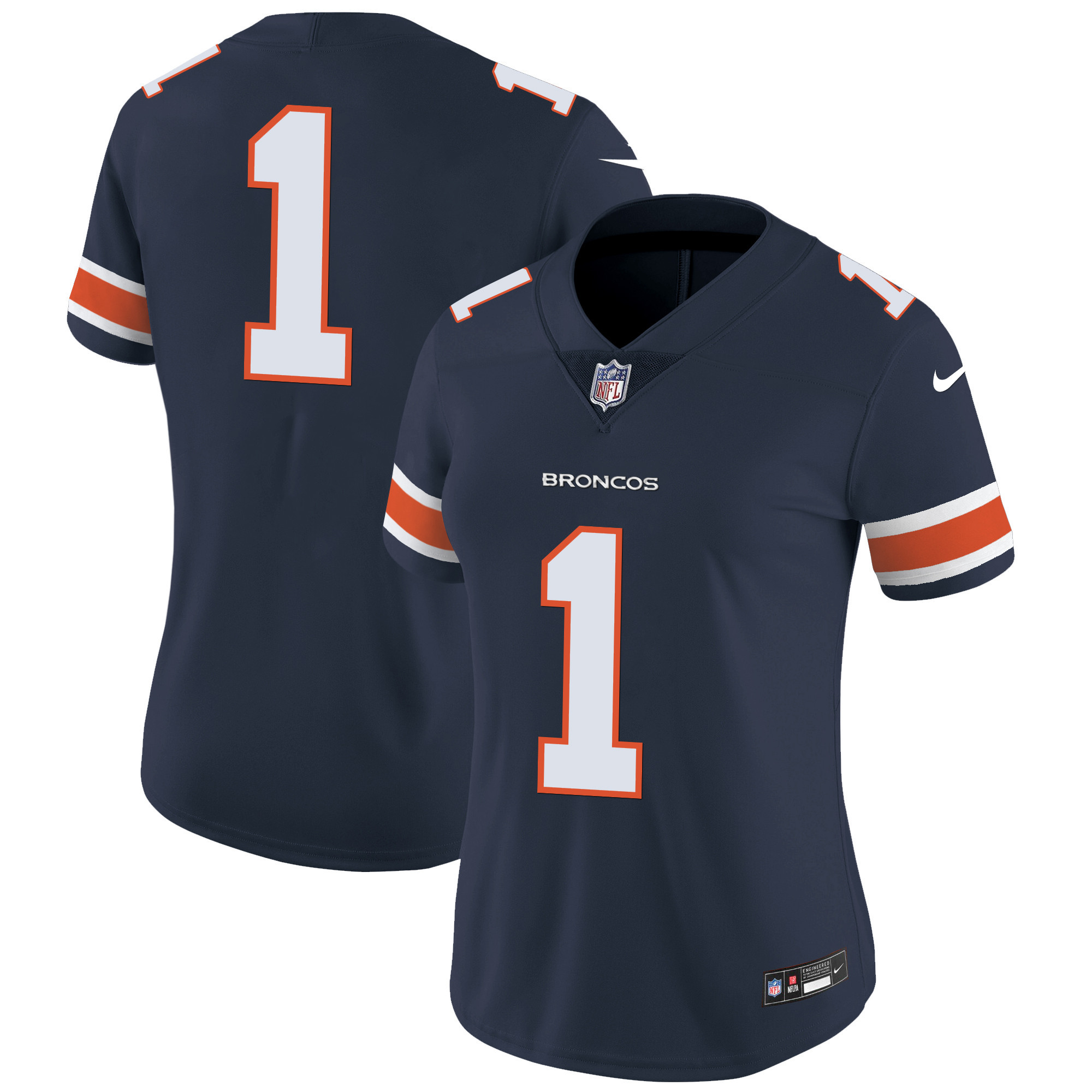Women's Denver Broncos Vapor Limited Jersey - All Stitched - Image 14