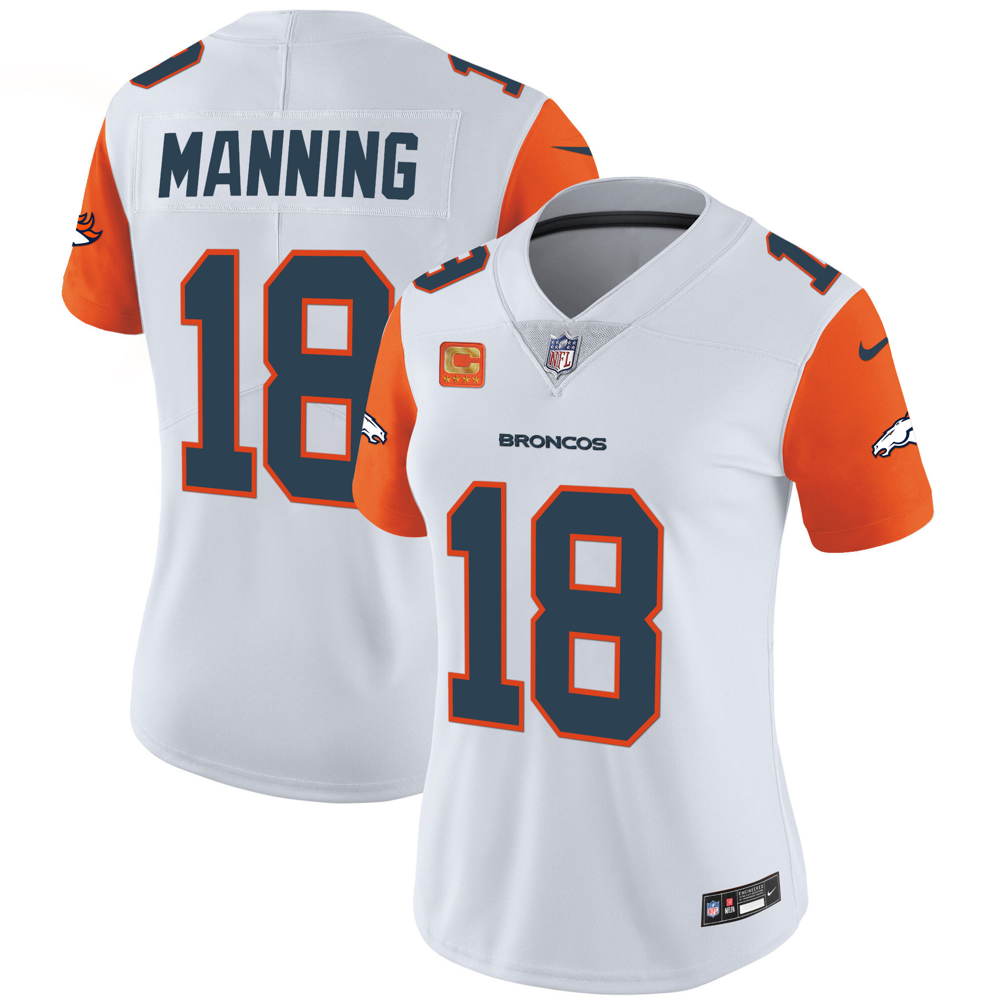 Women's Denver Broncos Vapor Limited Jersey - All Stitched - Image 40